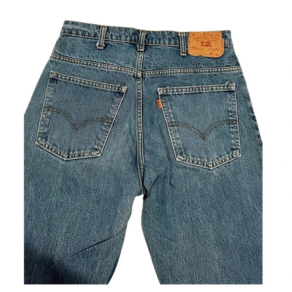 Vintage 1978 Levi's 519 Orange Tab Straight Leg‎ Jeans Blue Men's 32x33